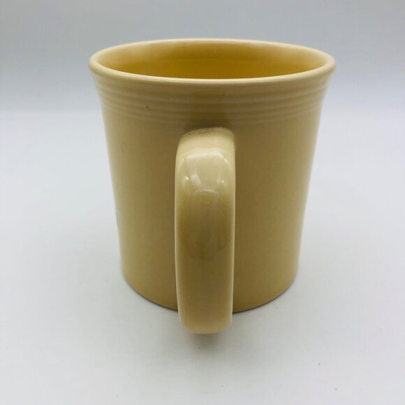 Fiesta Christmas Tree Mug 12 Oz Ivory Holiday Coffee Tea Cup Homer Laughlin - Picture 3 of 5